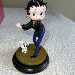 2001 Betty Boop Hitchhiker Harley Biker w/ Pugsley Character Collectibles #11376